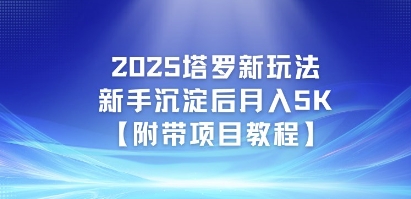 2025塔罗新玩法，新手沉淀后月入5K【附带项目教程】-鼎铸网