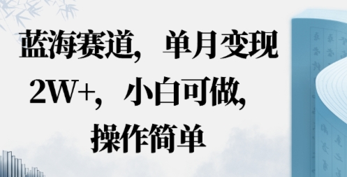 蓝海赛道，小红书私域项目，单月变现2W+，小白可做，操作简单-鼎铸网