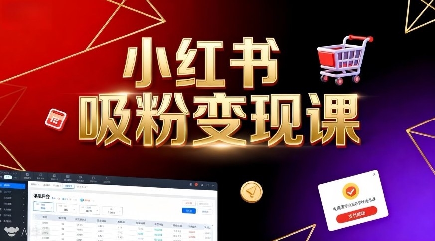 《小红书吸粉变现》当天变现不是梦！揭秘小红书吸粉变现的财富密码-鼎铸网