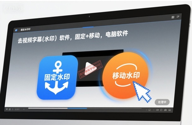 去视频字幕(水印）软件，固定+移动，电脑软件-鼎铸网