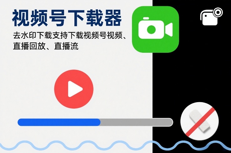 e8a786e9a291e58fb7e4b88be8bdbde599a8efbc8ce58ebbe6b0b4e58db0e4b88be8bdbdefbc8ce694afe68c81e4b88be8bdbde8a786e9a291e58fb7e8a786e9a291_695e2629b3b4f.jpeg 视频号下载器,去水印下载,支持下载视频号视频、直播回放、直播流