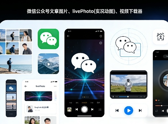微信公众号文章图片、livePhoto(实况动图)、视频下载器-鼎铸网