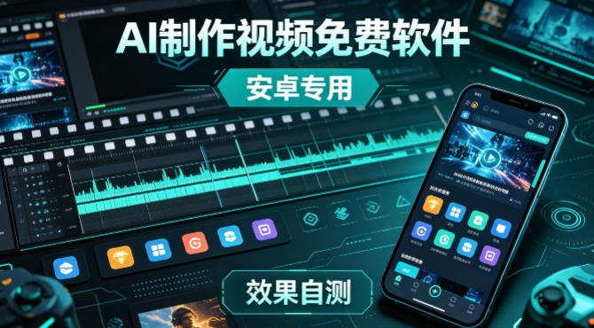 AI制作视频免费软件，安卓软件，效果自测-鼎铸网