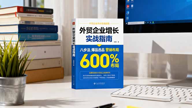 外贸企业增长实战指南，八步法、爆品选品、营销布局，业绩增长300%-鼎铸网