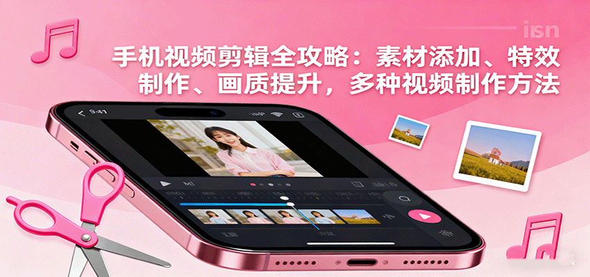 手机视频剪辑全攻略：素材添加、特效制作、画质提升，多种视频制作方法-鼎铸网