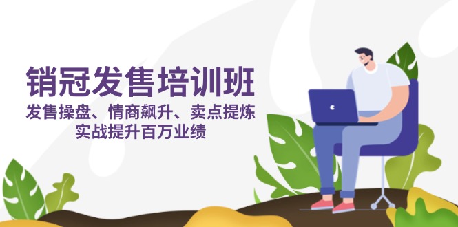 销冠 发售培训班：发售 操盘+情商 飙升+卖点 提炼，实战提升百万业绩-鼎铸网