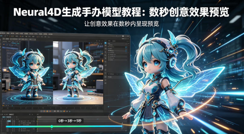 Neural4D生成手办模型教程，让创意效果在数秒内呈现预览-鼎铸网