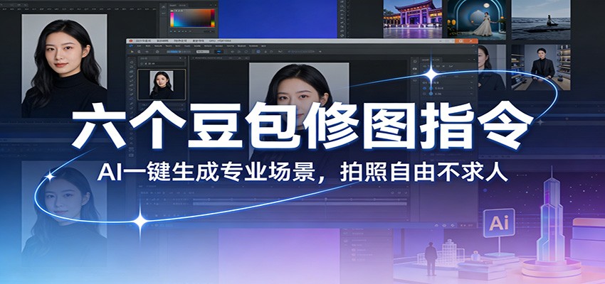 六个豆包修图指令：AI 一键生成专业场景，拍照自由不求人-鼎铸网