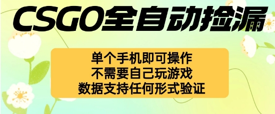 自动挂G捡漏，不用自己挂G不用玩游戏，一个手机即可操作，新手小白轻松月入1W+【揭秘】-鼎铸网