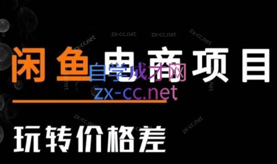 亿创繁星·闲鱼电商项目(玩转价格差)-鼎铸网