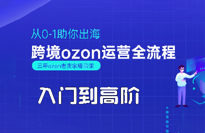悟空跨境·OZON入门到高阶全流程-鼎铸网