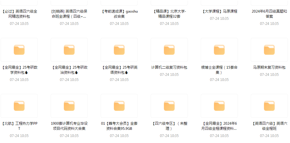 大学资源最全合集-鼎铸网