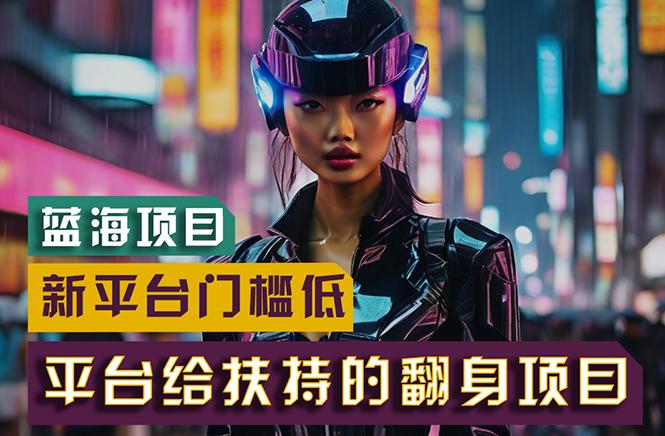 【蓝海项目】新平台无脑搬运，翻身项目 门槛低 小白也能轻松上手 日入500+-鼎铸网