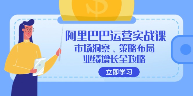 阿里巴巴运营实战课：市场洞察、策略布局、业绩增长全攻略-鼎铸网
