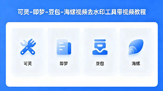 可灵–即梦–豆包–海螺视频去水印工具带视频教程-鼎铸网