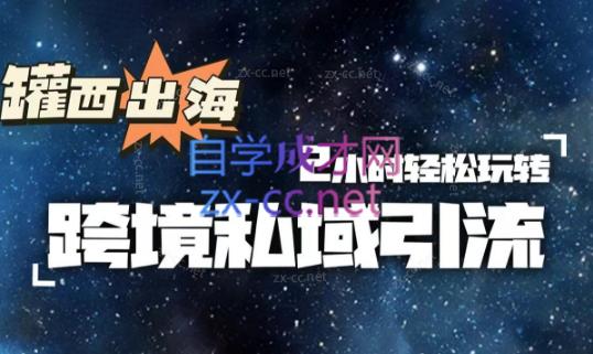 罐西老师·零基础学会跨境私域引流-鼎铸网