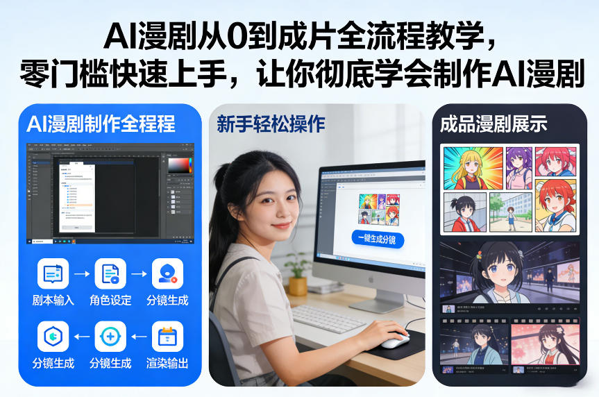 3953dc65849bdb364fe38ec28735aff8.jpeg AI漫剧从0到成片全流程教学,零门槛快速上手,让你彻底学会制作AI漫剧【保姆级教程】