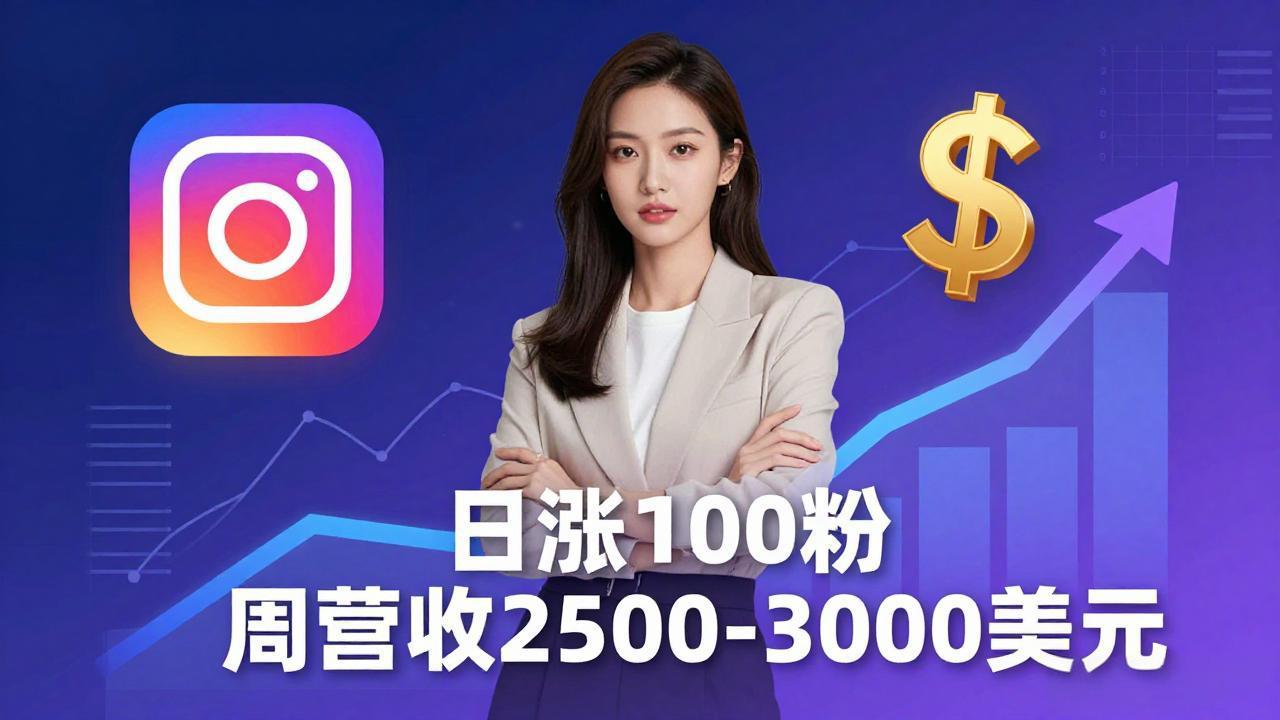 想做数字产品？Sheri亲授：日涨100粉、每周2500至3000美元的营收，Instagram躺着赚-鼎铸网