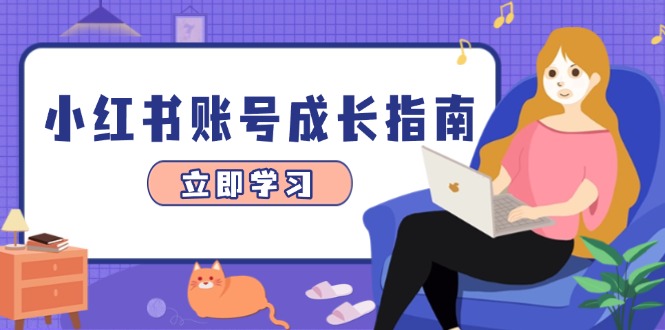 小红书账号成长指南，爆款选题+精准定位+数据分析，系统提升账号变现能力-鼎铸网