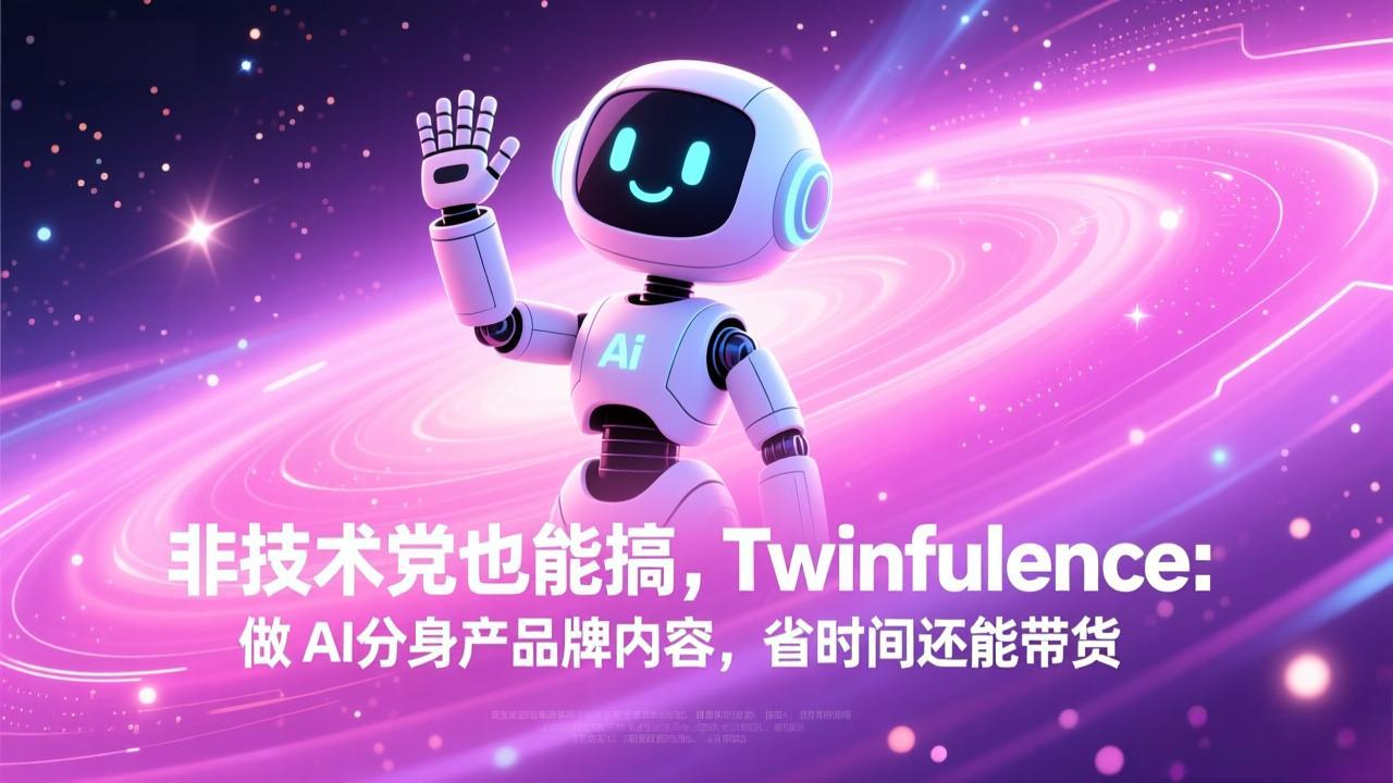 非技术党也能搞!Twinfluence:做 AI 分身产品牌内容,省时间还能带货-鼎铸网