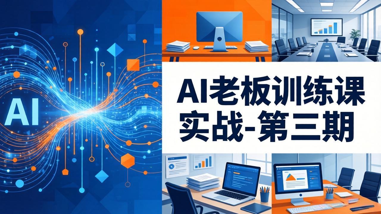 AI老板训练课实战-第三期：AI+内容应用落地教学，从0到1打通AI变现完整路径-鼎铸网