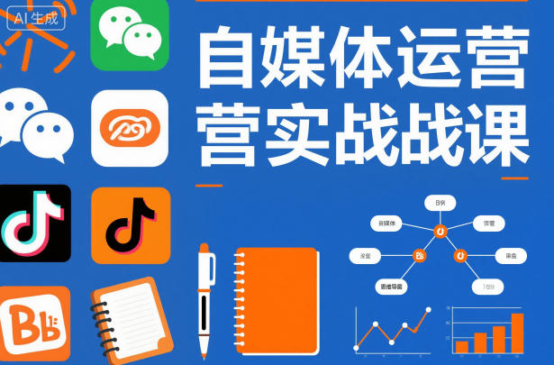 自媒体运营实战课，掌握一套系统的自媒体运营底层方法论，成为优秀的内容创作者-鼎铸网