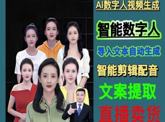 伍老师Ai数字人快速剪辑制作以及变现视频课-鼎铸网