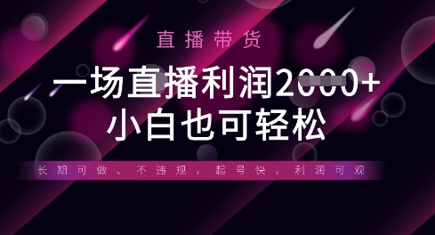 半无人直播带货，一场利润数张，适合所有平台玩法，小白也可轻松-鼎铸网