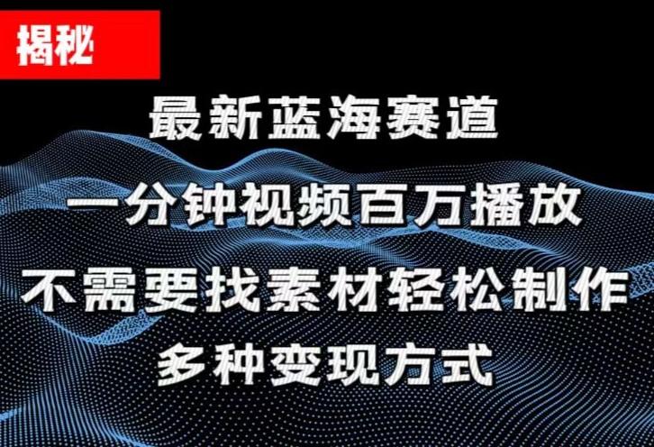 揭秘！一分钟教你做百万播放量视频，条条爆款，各大平台自然流，轻松月...-鼎铸网