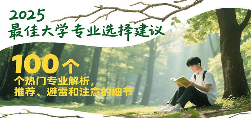 2025最佳大学专业选择建议，100个热门专业解析，推荐、避雷和注意的细节-鼎铸网