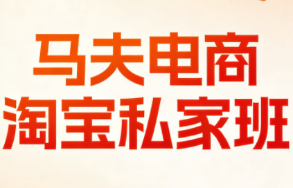 马夫电商·淘宝私家班(更新3月)-鼎铸网