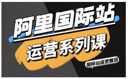 阿里国际站运营系列课，涵盖精准引流、直通车与全站推实战SOP，搭配AI效率工具包与高阶增长玩法(更新)-鼎铸网