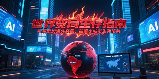 付费文章《世界变局生存指南，AI转型加海外突围，破解小城市生存陷阱》-鼎铸网