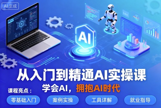 从入门到精通AI实操课，学会AI，拥抱AI时代-鼎铸网