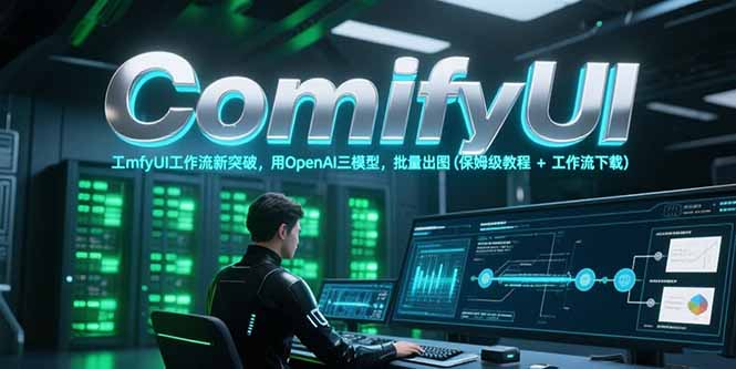 ComfyUI工作流新突破，用OpenAI三模型，批量出图(保姆级教程+工作流下载-鼎铸网