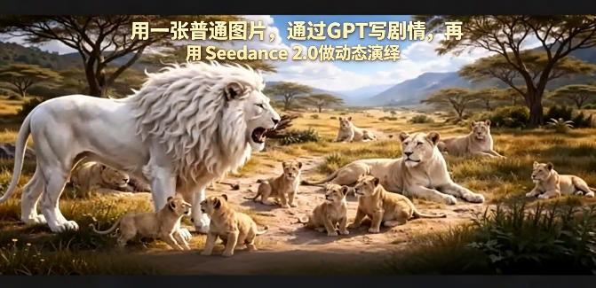 用一张普通图片，通过GPT写剧情，再用Seedance 2.0做动态演绎，居然能生成迪士尼风格搞笑动画-鼎铸网