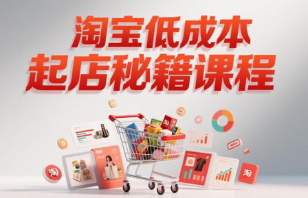 子枫老师·淘宝低成本起店系统课-鼎铸网