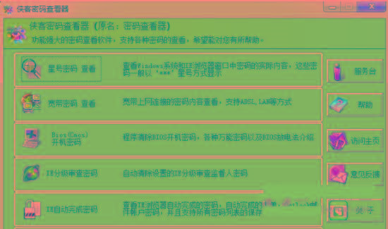 侠客星号密码查看器 v4.93 免费版-鼎铸网