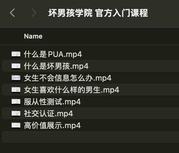 坏男孩学院 官方入门课程-鼎铸网