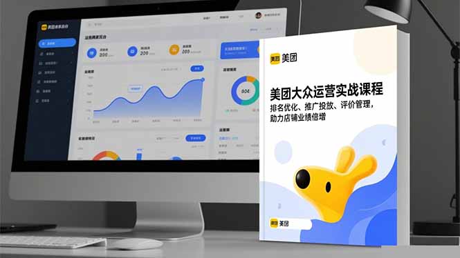 美团大众运营实战课程，排名优化、推广投放、评价管理，助力店铺业绩倍增-鼎铸网