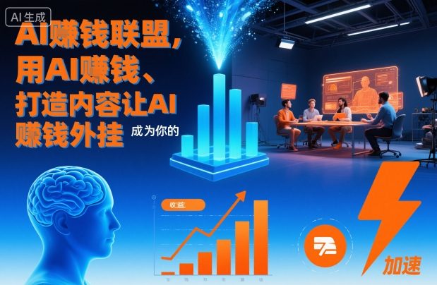 AI賺钱联盟，用AI賺钱、打造内容让AI成为你的賺钱外挂-鼎铸网