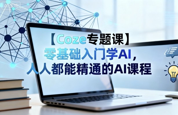 【Coze专题课】零基础入门学AI，人人都能精通的AI课程-鼎铸网