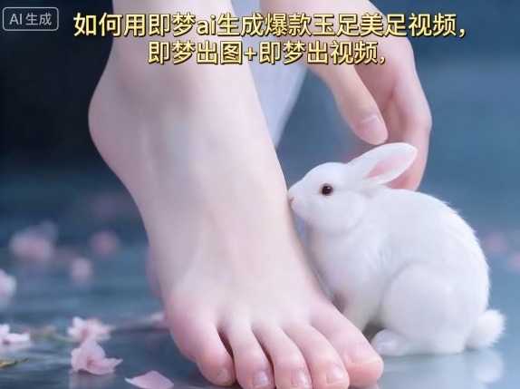 如何用即梦ai生成爆款玉足美足视频，即梦出图+即梦出视频，快速涨粉-鼎铸网