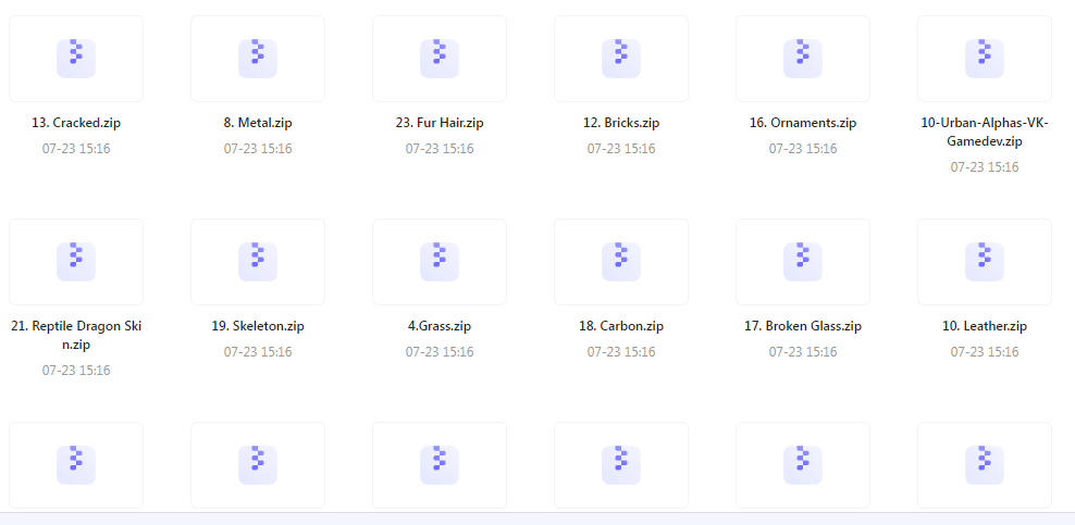 【素材分享】实用教程+素材 Zbrush与Blender表面纹理合集-鼎铸网