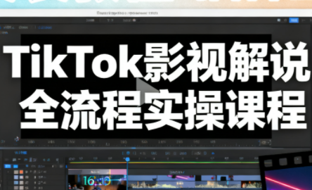 凌帧·TikTok影视解说全流程实操-鼎铸网