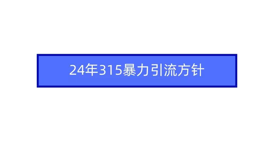 2024年自媒体爆款视频制作，快速涨粉暴力引流方针！-鼎铸网