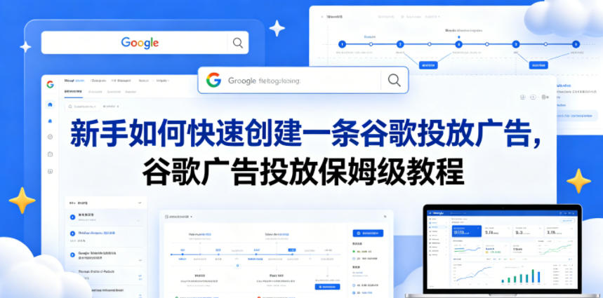 新手如何快速创建一条谷歌投放广告，谷歌广告投放保姆级教程-鼎铸网