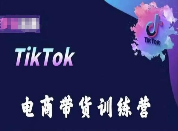 TikTok电商带货训练营，跟随时代潮流，跨境掘金-鼎铸网