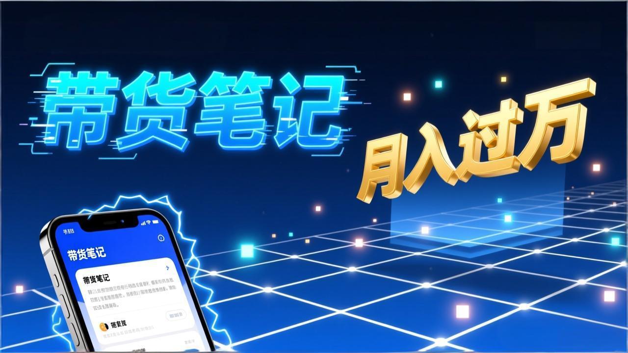 小红书爆款笔记带货实战：拆解封面标题正文全要素，手把手教你单篇笔记带货月入过万-鼎铸网