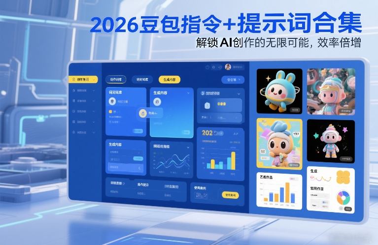 2026豆包指令+提示词合集，解锁AI创作的无限可能，效率倍增-鼎铸网